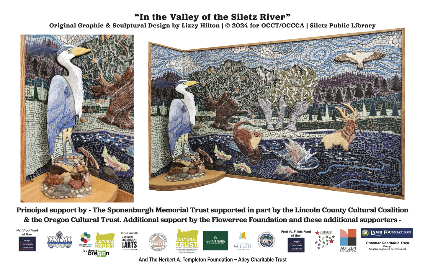 Mural of Valley of the Siletz River